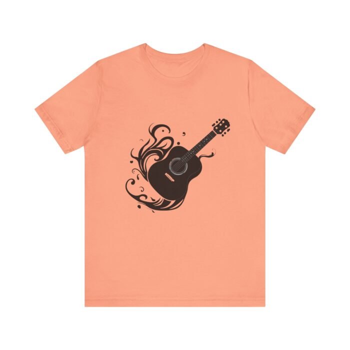 Acoustic Guitar Flow Unisex Tee - Perfect for Musicians, Music Lovers, Concertgoers | Gifts for Birthdays, Holidays, Music Festivals - Image 16