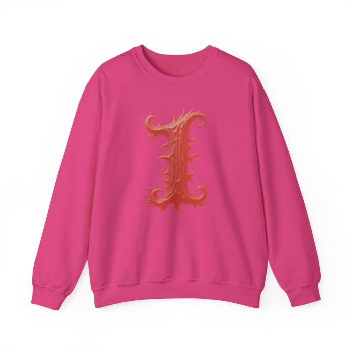 Initial Letter I - Graphic Unisex Crewneck Sweatshirt - Image 24