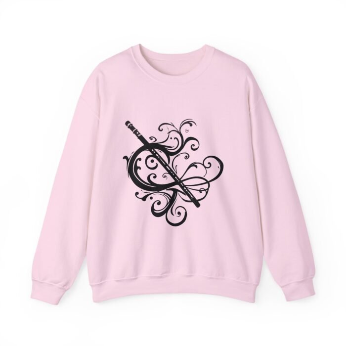 Musical Flute Crewneck Sweatshirt | Cozy Winter Wear, Unisex Sweatshirt, Casual Style, Gift for Her, Music Lover's Apparel - Image 24