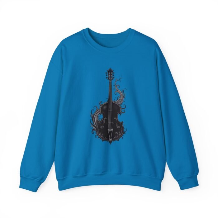 Gothic Bass Guitar Lover Crewneck Sweatshirt | Unisex Pullover for Musicians, Music Gifts, Alternative Fashion, Concert Apparel, Vintage Style - Image 18
