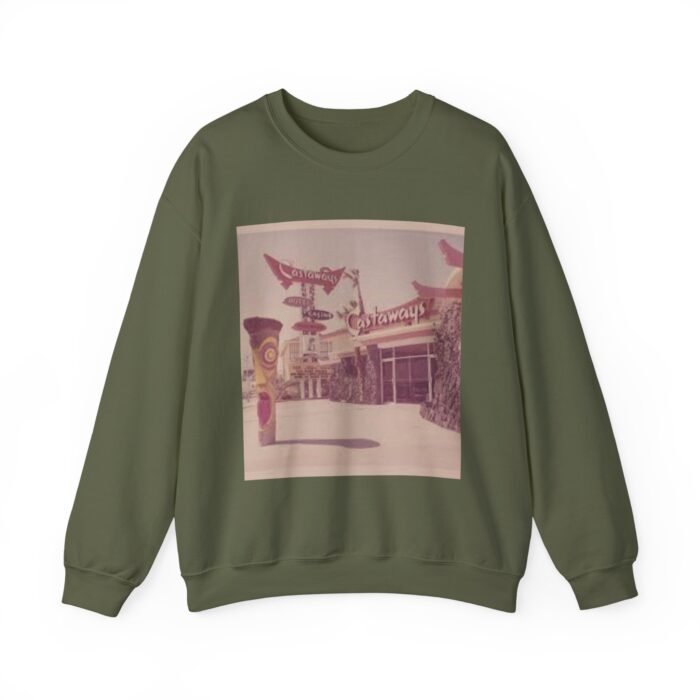 Retro-Inspired Castaways Unisex Crewneck Sweatshirt - Cozy Vintage Style, Great for Casual Wear, Gift for Friends, Perfect for Holidays