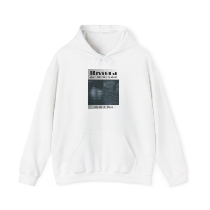 Retro Vegas Riviera Demo Unisex Hoodie - Cozy Sweatshirt for Casual Outings, Gift for Friends, Perfect for Fall Days - Image 6
