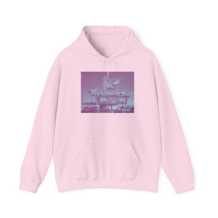 Retro-Inspired Thunderbird Hotel Graphic Hoodie - Unisex Sweatshirt for Cozy Outfits, Perfect Gift for Him/Her, Comfortable Wear - Image 22