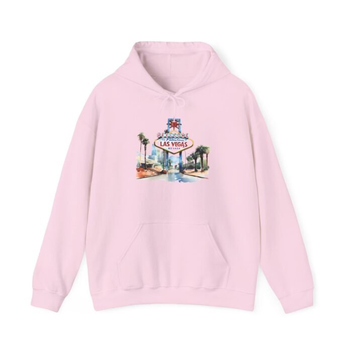Las Vegas Vibes Welcome Sign Unisex Hoodie, Travel Souvenir Sweatshirt, Cozy Gift, Las Vegas Apparel, Casual Layering
