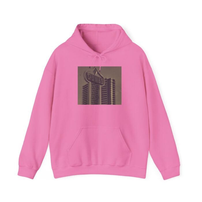 Urban Vibe Dunes Hotel/Casino Hooded Sweatshirt - Cozy Unisex Hoodie, Streetwear Fashion, Graphic Pullovers, Casual Style - Image 24