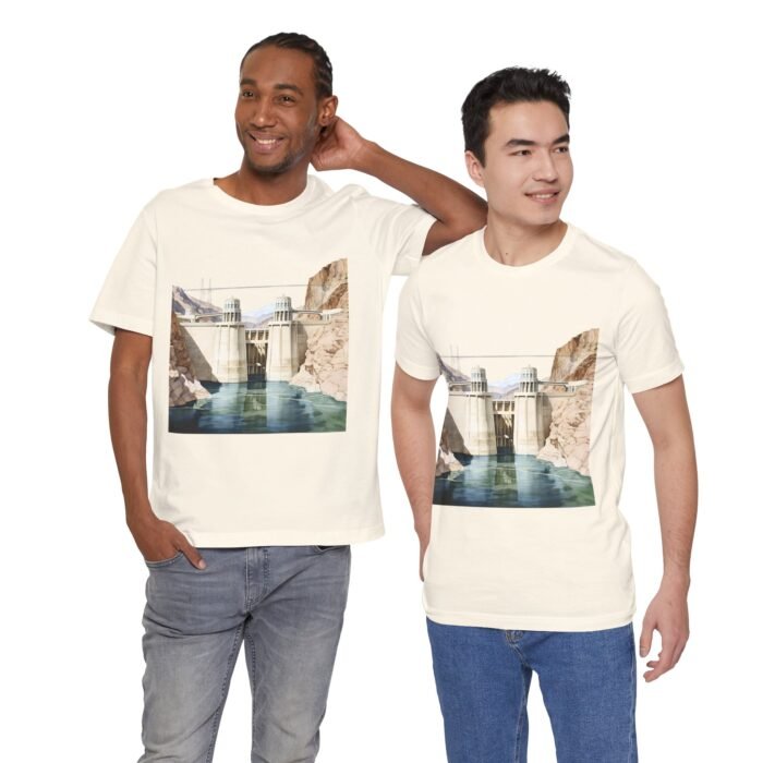 Scenic Hoover T-Shirt - Relaxing Nature Tee, Casual Outdoor Apparel, Perfect Gift for Nature Lovers, Eco-Friendly Fashion - Image 5