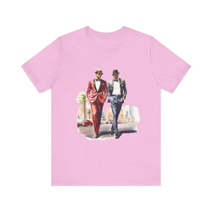 Stylish LV Duo Tee - Unisex Jersey Short Sleeve Tee, Casual Fashion, Gift for Him/Her, Party Wear, Vintage Style - Image 25