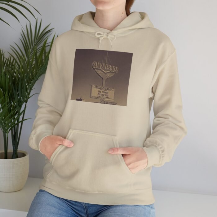 Vintage Silverbird Casino Hoodie - Unisex Heavy Blend™ Sweatshirt, Cozy Streetwear, Perfect Gift for Retro Lovers, Relaxing Vibes - Image 5