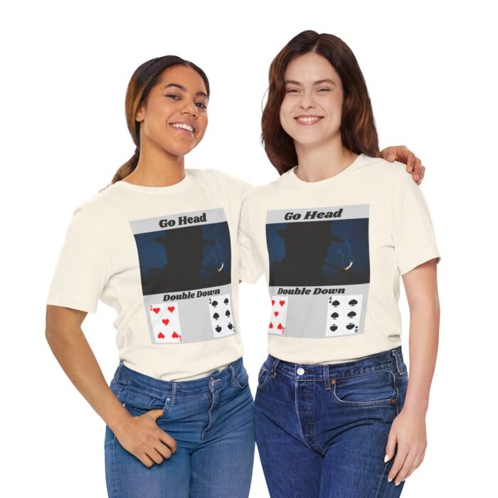 Casino Lover's Short Sleeve Tee - Poker Night Tee, Go Unisex Funny T-Shirt, Gift for Gamblers, Casual Gaming Apparel - Image 5