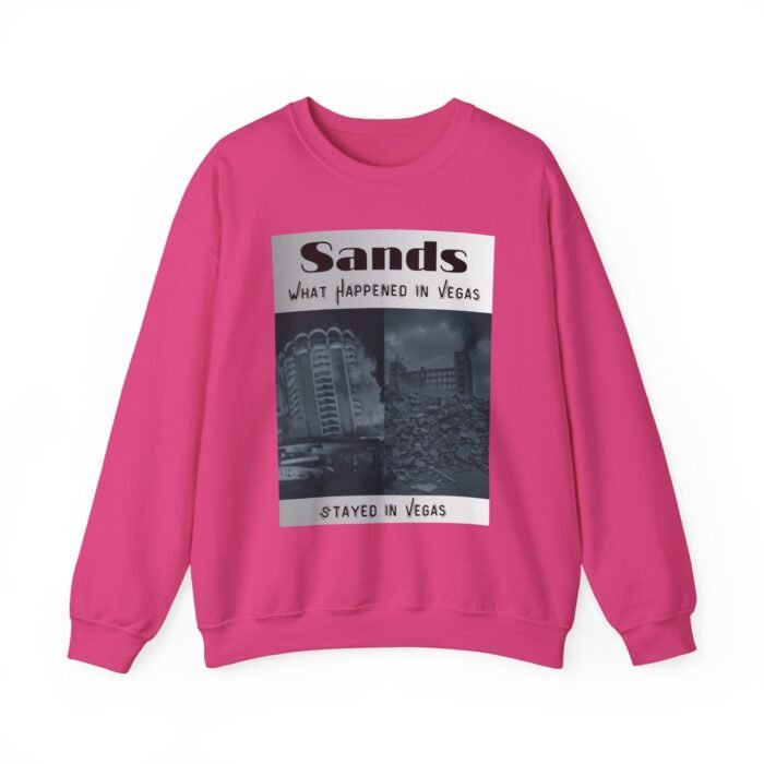 Vintage Vegas Sands Demo Crewneck Sweatshirt - Retro Graphic Sweater, Gift for Travel Lovers, Casual Wear, Unisex Apparel, Easy Everyday Style - Image 24