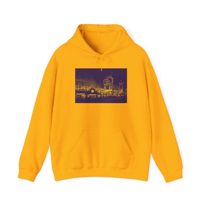 Urban Vibes Boardwalk Hotel/Casino Hooded Sweatshirt - Unisex Heavy Blend™ | Streetwear, Casual Comfort, Graphic Hoodie, Outdoor Apparel, Gift Idea - Image 12