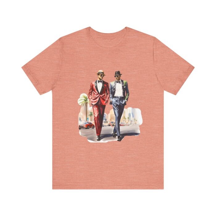 Stylish LV Duo Tee - Unisex Jersey Short Sleeve Tee, Casual Fashion, Gift for Him/Her, Party Wear, Vintage Style - Image 11