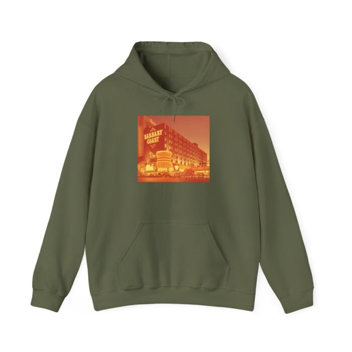 Retro Vibe Barbary Coast Hooded Sweatshirt - Unisex Hoodie with Nostalgic Design, Cozy Fall Fashion, Great Gift for Friends, Casual Wear - Image 14