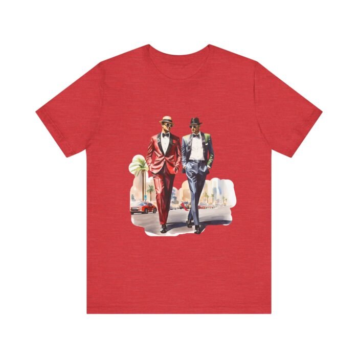 Stylish LV Duo Tee - Unisex Jersey Short Sleeve Tee, Casual Fashion, Gift for Him/Her, Party Wear, Vintage Style - Image 27