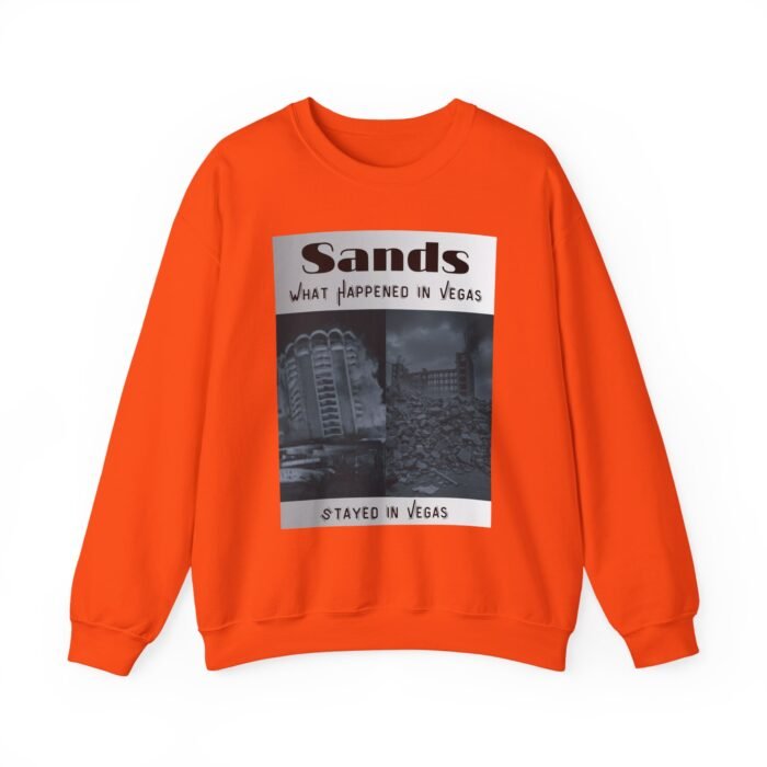 Vintage Vegas Sands Demo Crewneck Sweatshirt - Retro Graphic Sweater, Gift for Travel Lovers, Casual Wear, Unisex Apparel, Easy Everyday Style - Image 14