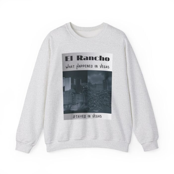 El Rancho Demo Vegas Crewneck Sweatshirt - Unisex Sweatshirt, Graphic Sweatshirt Gift, Trendy Casual Wear, Retro Vegas Apparel - Image 8