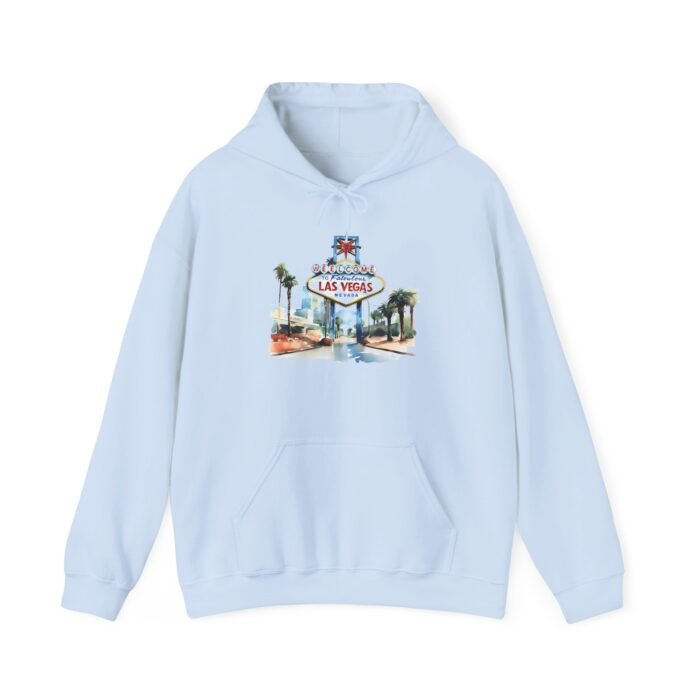 Las Vegas Vibes Welcome Sign Unisex Hoodie, Travel Souvenir Sweatshirt, Cozy Gift, Las Vegas Apparel, Casual Layering - Image 18