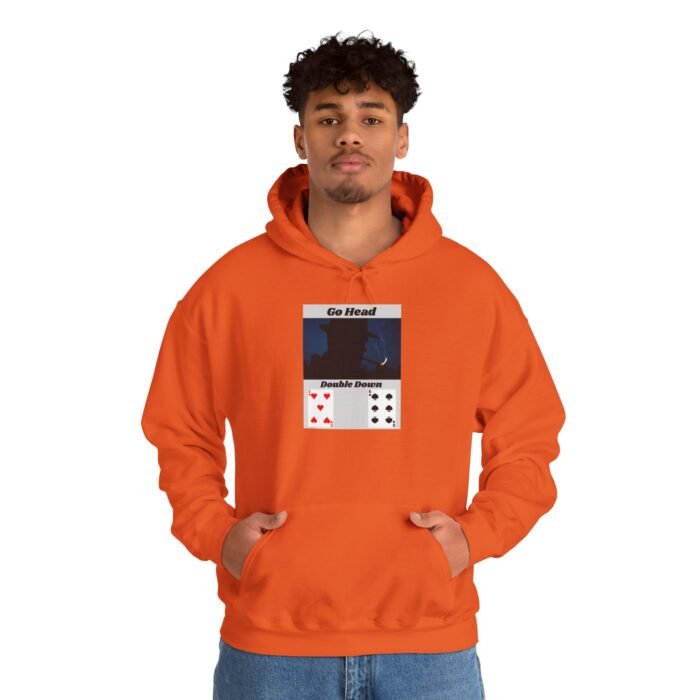 Blackjack Players Unisex Heavy Blend™ Hooded Sweatshirt - Gamer's Hoodie, Workout Apparel, Gift for Card Lovers - Image 4