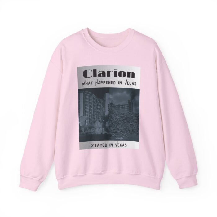 Vintage Vegas Clarion Demo Graphic Sweatshirt - Unisex Crewneck, Ideal for Casual Outfits, Gifts for Him/Her, Perfect for Travel Enthusiasts - Image 22