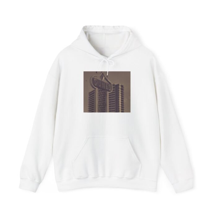 Urban Vibe Dunes Hotel/Casino Hooded Sweatshirt - Cozy Unisex Hoodie, Streetwear Fashion, Graphic Pullovers, Casual Style - Image 6