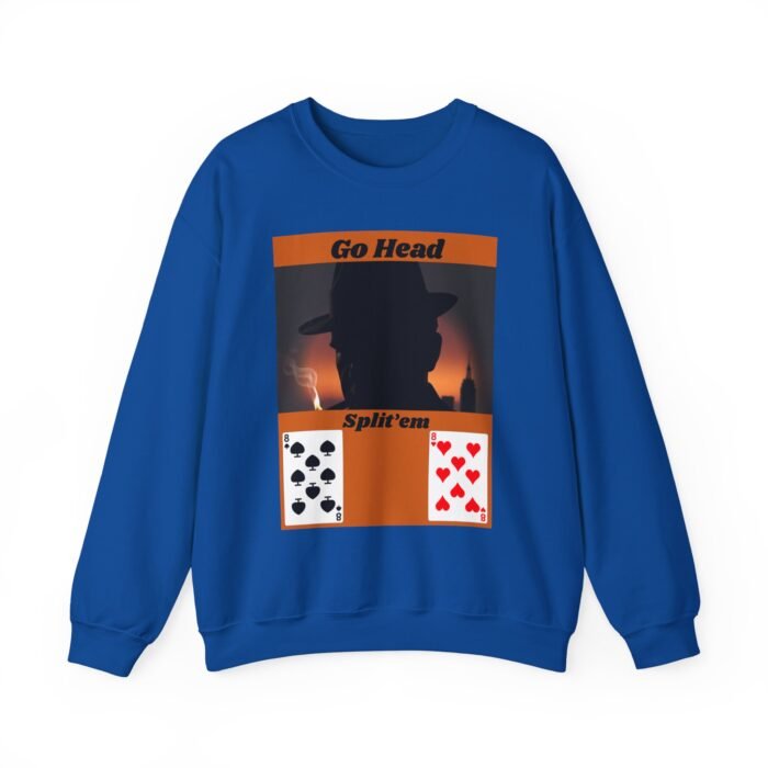Cool Graphic Blackjack Themed Crewneck Sweatshirt - Gift for Him/Her, Casual Wear, Card Night Apparel, Unisex Fashion Statement - Image 20