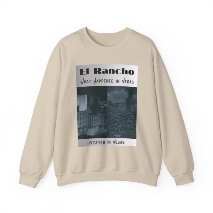 El Rancho Demo Vegas Crewneck Sweatshirt - Unisex Sweatshirt, Graphic Sweatshirt Gift, Trendy Casual Wear, Retro Vegas Apparel - Image 10