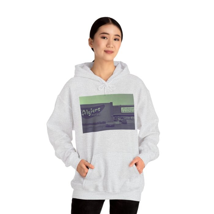 Algiers Vintage Hoodie | Retro Style Sweatshirt, Casual Wear, Gift for Him/Her, Perfect for Spring & Fall, Cozy Streetwear - Image 4
