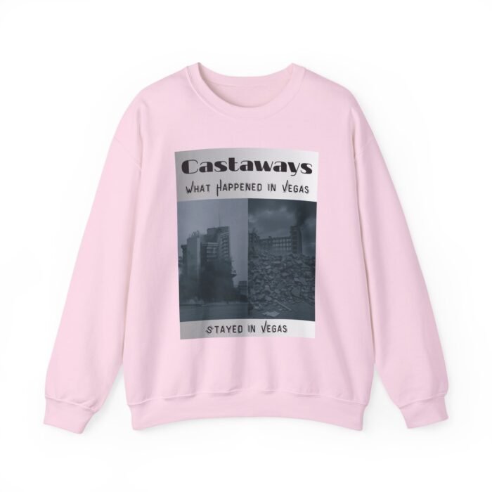 Las Vegas Castaways Demo Sweatshirt - Unisex Crewneck, Cozy Gift, Travel Apparel, Unique Las Vegas Memory, Vintage Style - Image 22