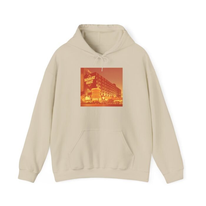 Retro Vibe Barbary Coast Hooded Sweatshirt - Unisex Hoodie with Nostalgic Design, Cozy Fall Fashion, Great Gift for Friends, Casual Wear - Image 10