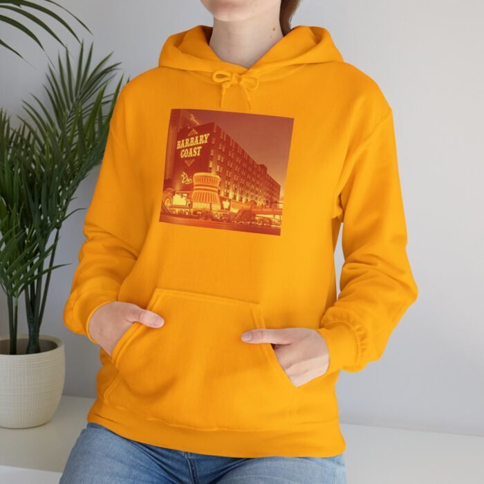 Retro Vibe Barbary Coast Hooded Sweatshirt - Unisex Hoodie with Nostalgic Design, Cozy Fall Fashion, Great Gift for Friends, Casual Wear - Image 5