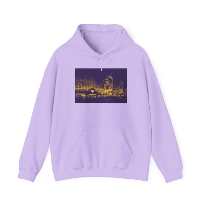 Urban Vibes Boardwalk Hotel/Casino Hooded Sweatshirt - Unisex Heavy Blend™ | Streetwear, Casual Comfort, Graphic Hoodie, Outdoor Apparel, Gift Idea - Image 20