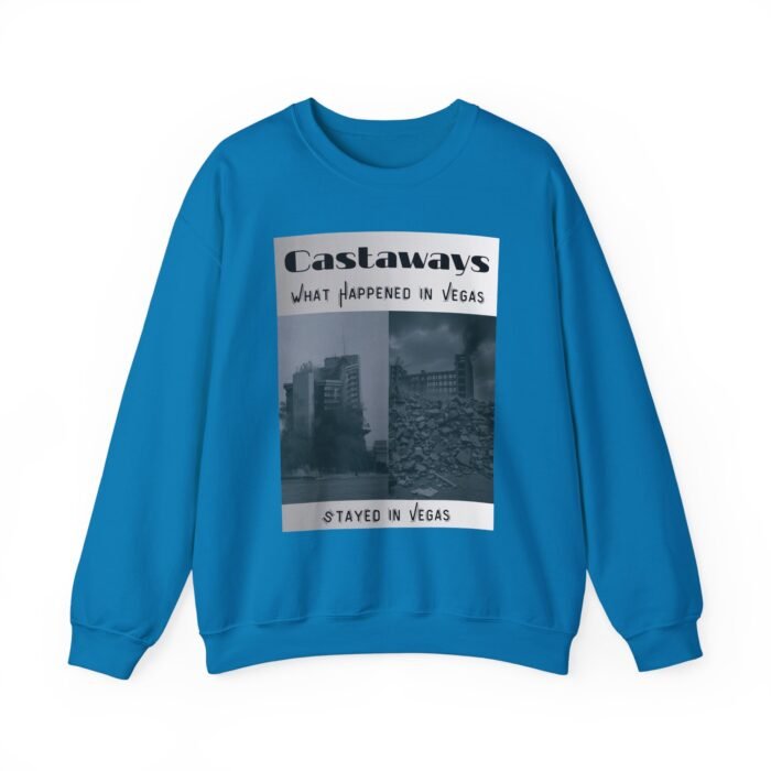 Las Vegas Castaways Demo Sweatshirt - Unisex Crewneck, Cozy Gift, Travel Apparel, Unique Las Vegas Memory, Vintage Style - Image 18