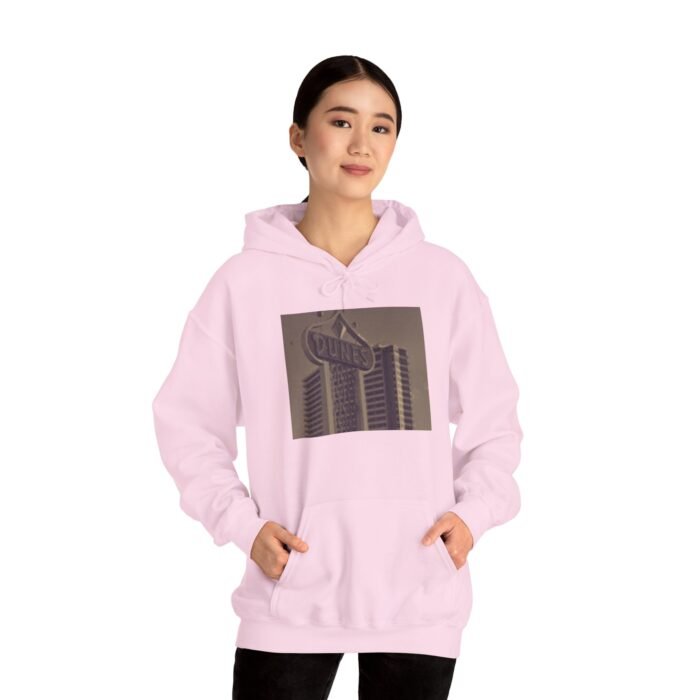 Urban Vibe Dunes Hotel/Casino Hooded Sweatshirt - Cozy Unisex Hoodie, Streetwear Fashion, Graphic Pullovers, Casual Style - Image 4