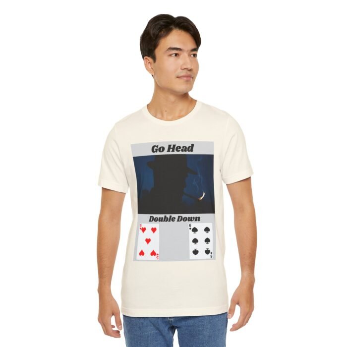 Casino Lover's Short Sleeve Tee - Poker Night Tee, Go Unisex Funny T-Shirt, Gift for Gamblers, Casual Gaming Apparel - Image 4