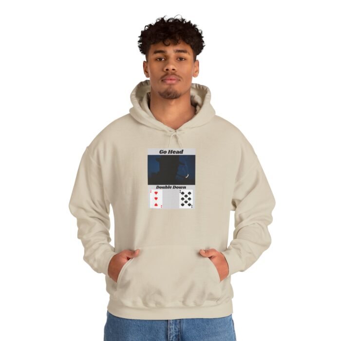 Blackjack Lovers Unisex Hoodie - Cozy Graphic Sweatshirt for Card Players, Perfect Gift for Birthdays, Casual Wear, Unique Hoodie for Holidays - Image 4