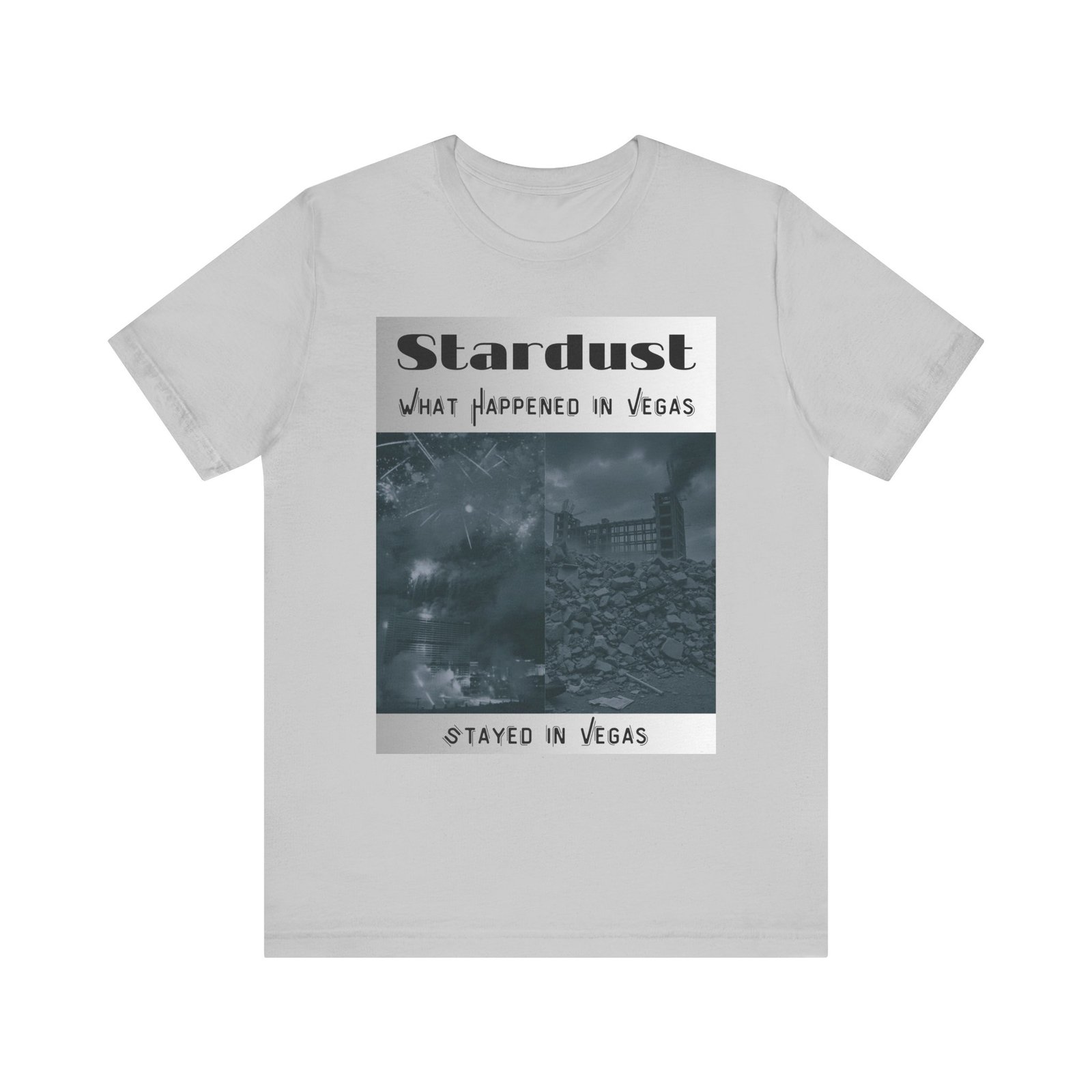 Vintage Stardust Demo Vegas Graphic Tee - Retro Style, Unisex Casual Shirt, Perfect for Events, Gifts, Urban Fashion, Travel Memories - Image 9