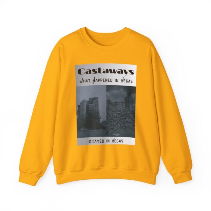 Las Vegas Castaways Demo Sweatshirt - Unisex Crewneck, Cozy Gift, Travel Apparel, Unique Las Vegas Memory, Vintage Style - Image 10