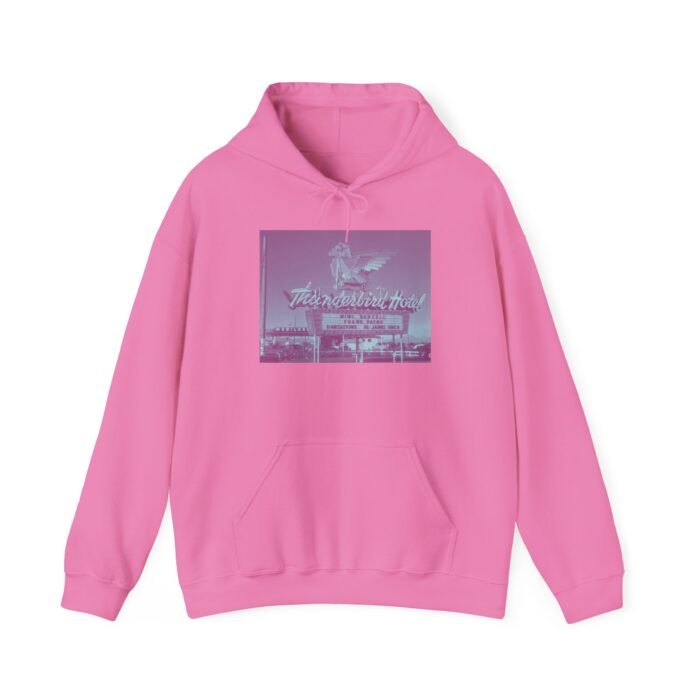 Retro-Inspired Thunderbird Hotel Graphic Hoodie - Unisex Sweatshirt for Cozy Outfits, Perfect Gift for Him/Her, Comfortable Wear - Image 24