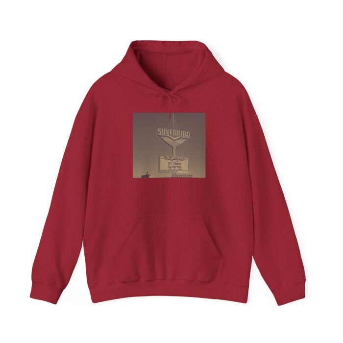 Vintage Silverbird Casino Hoodie - Unisex Heavy Blend™ Sweatshirt, Cozy Streetwear, Perfect Gift for Retro Lovers, Relaxing Vibes - Image 26