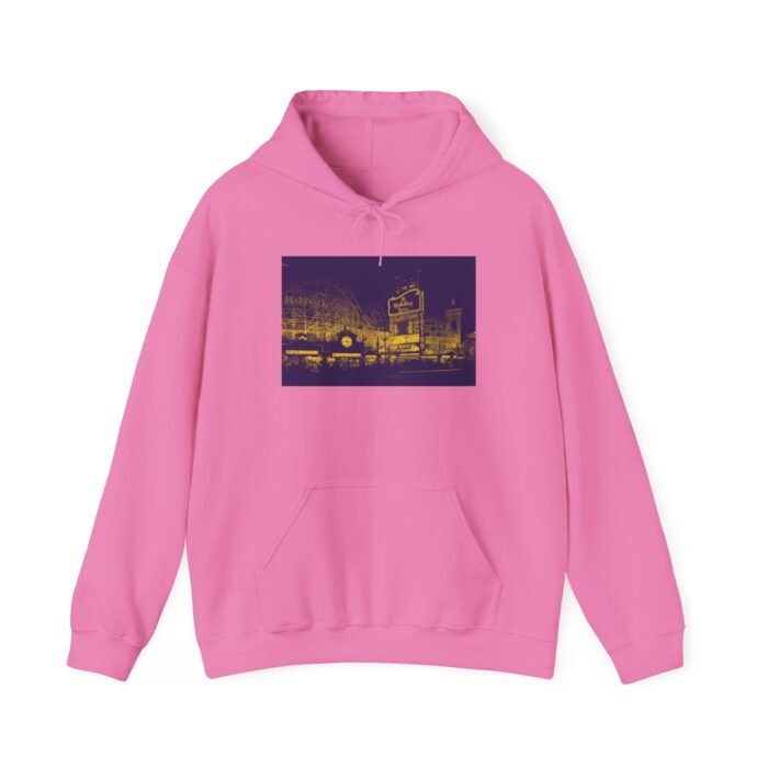 Urban Vibes Boardwalk Hotel/Casino Hooded Sweatshirt - Unisex Heavy Blend™ | Streetwear, Casual Comfort, Graphic Hoodie, Outdoor Apparel, Gift Idea - Image 24