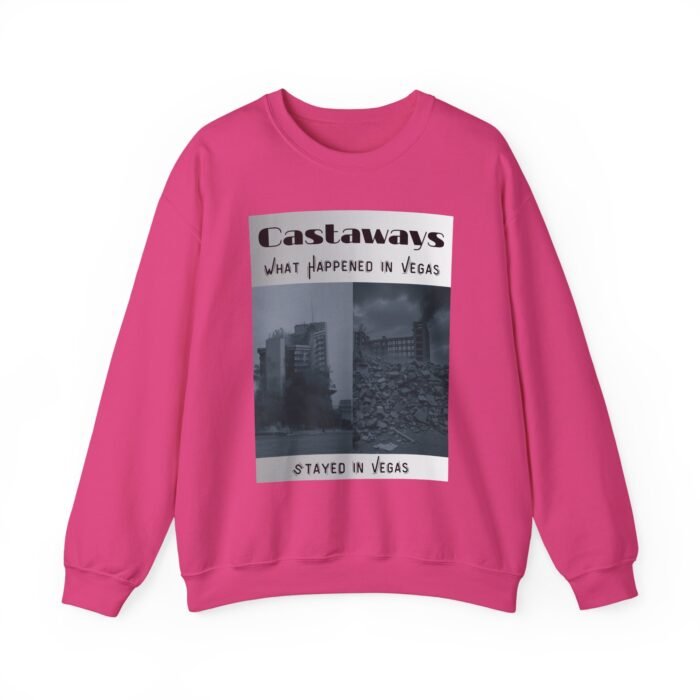 Las Vegas Castaways Demo Sweatshirt - Unisex Crewneck, Cozy Gift, Travel Apparel, Unique Las Vegas Memory, Vintage Style - Image 24