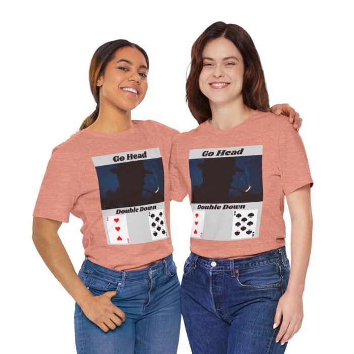 LV Playing Cards Graphic Tee - Fun Casual Wear, Gift for Blackjack Player, Game Night Shirt, Unisex T-Shirt, Gifts for Gamers - Image 5