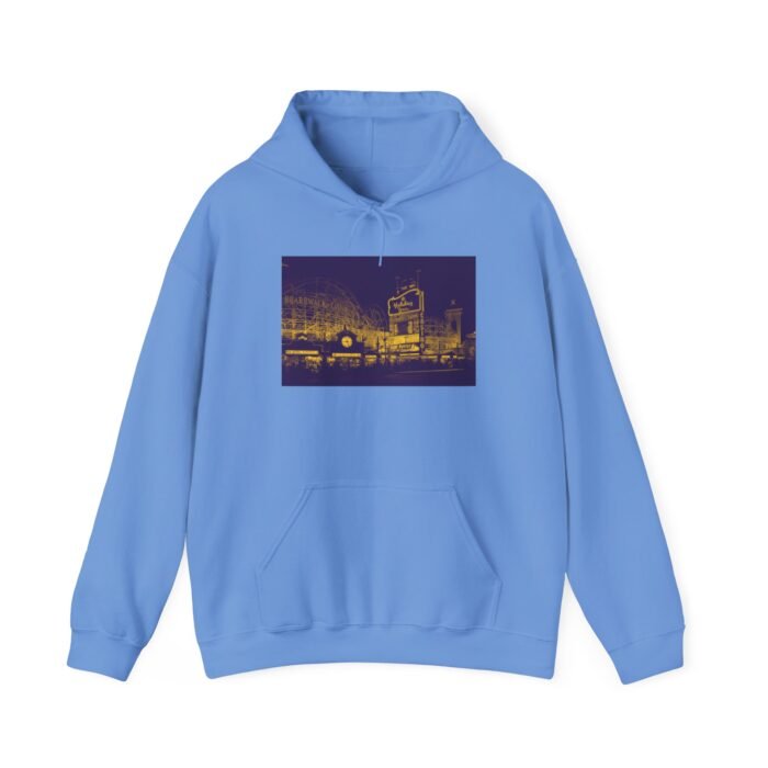 Urban Vibes Boardwalk Hotel/Casino Hooded Sweatshirt - Unisex Heavy Blend™ | Streetwear, Casual Comfort, Graphic Hoodie, Outdoor Apparel, Gift Idea - Image 18