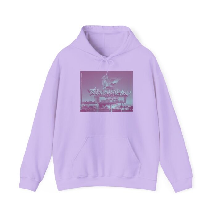 Retro-Inspired Thunderbird Hotel Graphic Hoodie - Unisex Sweatshirt for Cozy Outfits, Perfect Gift for Him/Her, Comfortable Wear - Image 20