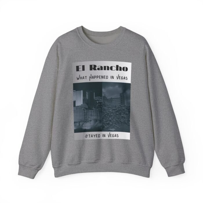 El Rancho Demo Vegas Crewneck Sweatshirt - Unisex Sweatshirt, Graphic Sweatshirt Gift, Trendy Casual Wear, Retro Vegas Apparel - Image 16
