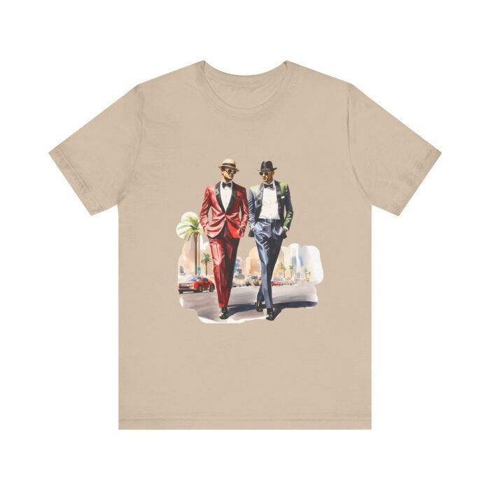 Stylish LV Duo Tee - Unisex Jersey Short Sleeve Tee, Casual Fashion, Gift for Him/Her, Party Wear, Vintage Style - Image 17