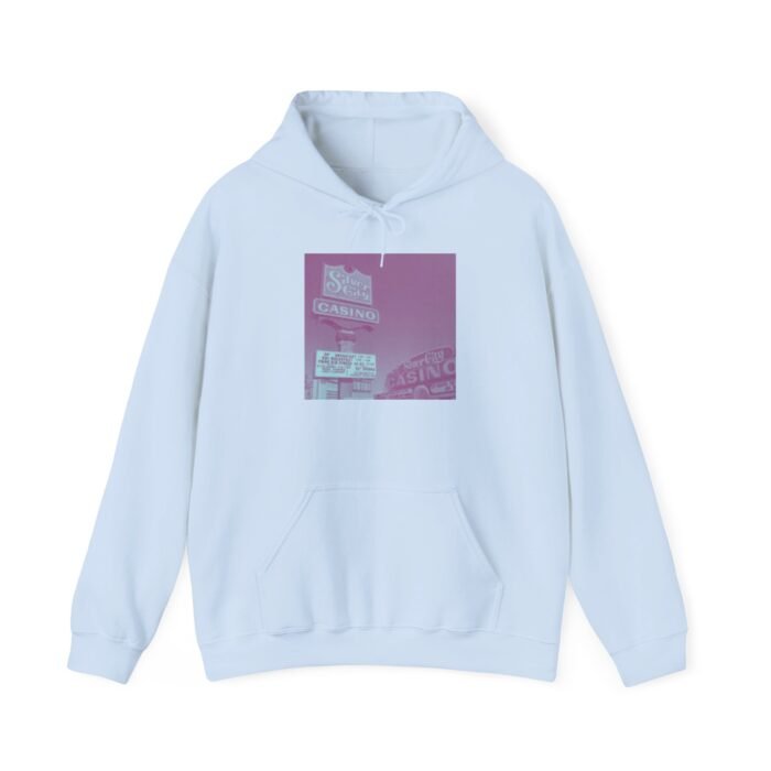 Retro Vintage Silver City Casino Hoodie - Cozy  Sweatshirt for Casual Wear, Perfect for Him/Her, Nostalgic Vibe - Image 16