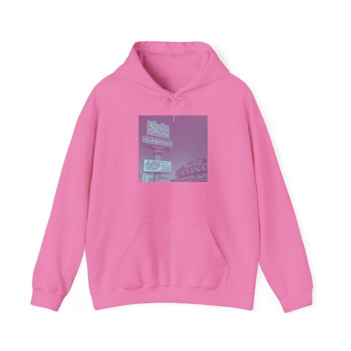 Retro Vintage Silver City Casino Hoodie - Cozy  Sweatshirt for Casual Wear, Perfect for Him/Her, Nostalgic Vibe - Image 22