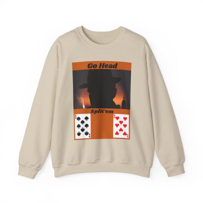 Cool Graphic Blackjack Themed Crewneck Sweatshirt - Gift for Him/Her, Casual Wear, Card Night Apparel, Unisex Fashion Statement - Image 10