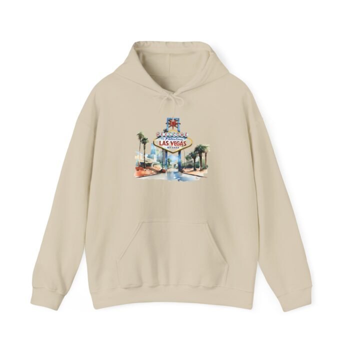 Las Vegas Vibes Welcome Sign Unisex Hoodie, Travel Souvenir Sweatshirt, Cozy Gift, Las Vegas Apparel, Casual Layering - Image 10